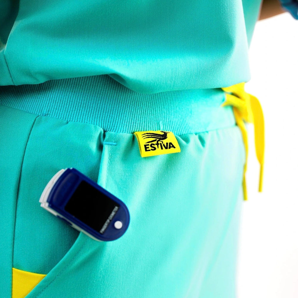 
                  
                    PANTS - LIGHT TURQUOISE medical scrubs by Estiva – modern uniform for healthcare professionals
                  
                
