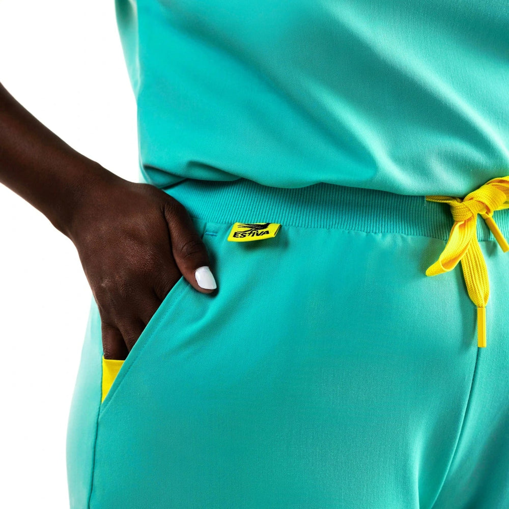 
                  
                    PANTS - LIGHT TURQUOISE medical scrubs by Estiva – modern uniform for healthcare professionals
                  
                