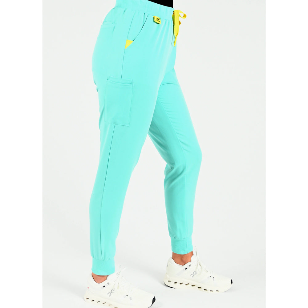 
                  
                    PANTS - LIGHT TURQUOISE medical scrubs by Estiva – modern uniform for healthcare professionals
                  
                