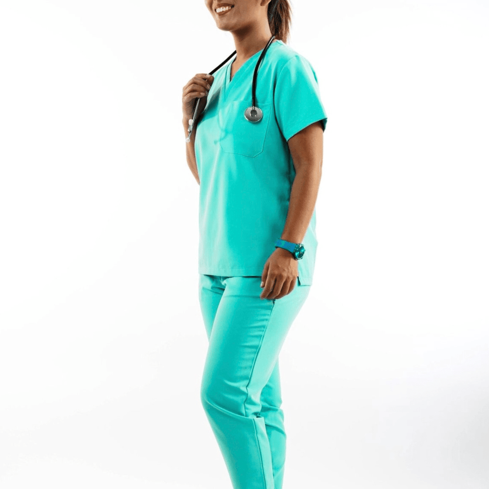 
                  
                    SET - LIGHT TURQUOISE medical scrubs by Estiva – modern uniform for healthcare professionals
                  
                