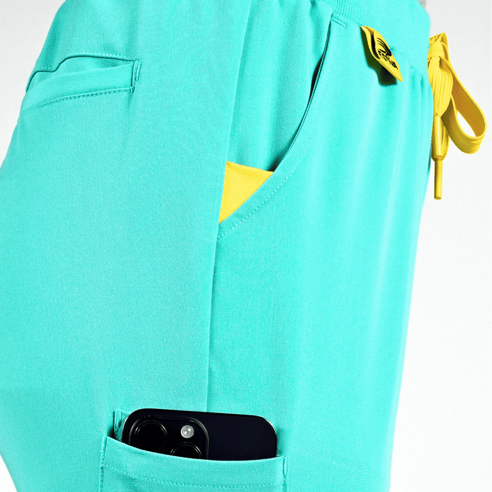 
                  
                    SET - LIGHT TURQUOISE medical scrubs by Estiva – modern uniform for healthcare professionals
                  
                