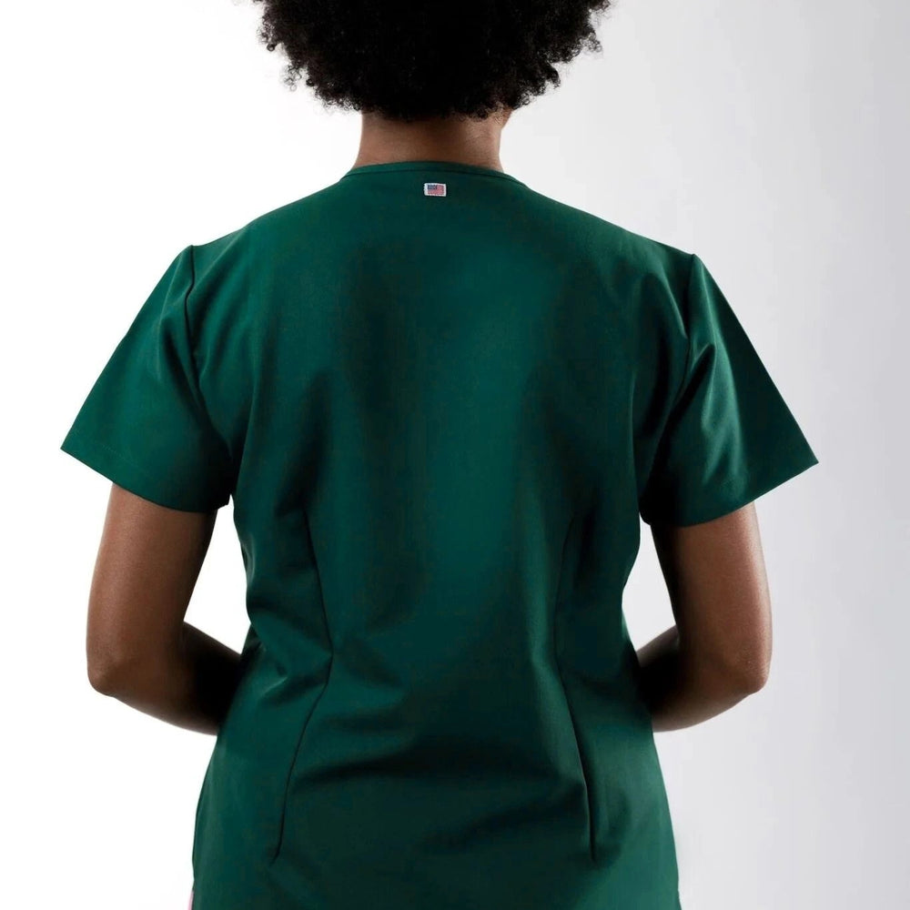 
                  
                    TOP - DEEP TEAL medical scrubs by Estiva – modern uniform for healthcare professionals
                  
                