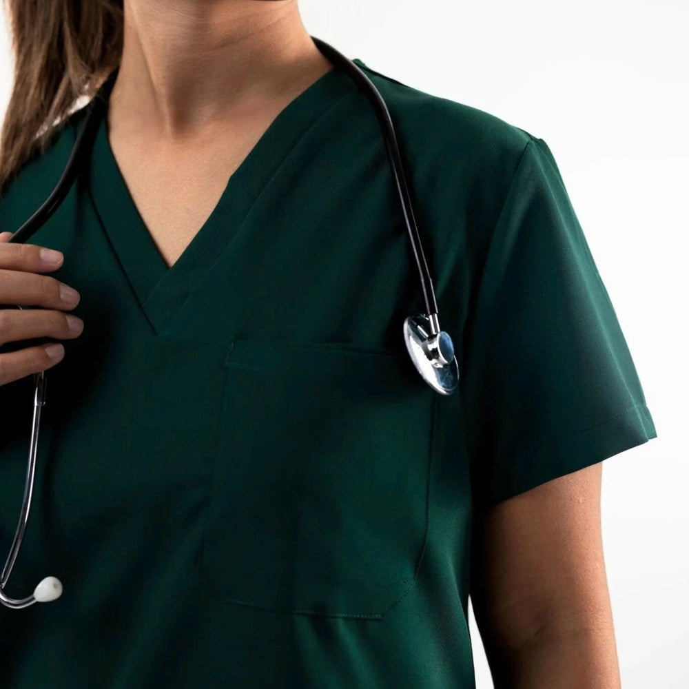 
                  
                    TOP - DEEP TEAL medical scrubs by Estiva – modern uniform for healthcare professionals
                  
                